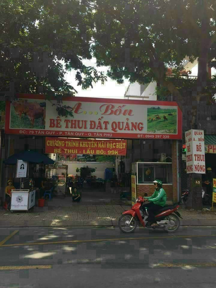 MẶT TIỀN ĐƯỜNG TÂN QUÝ, 8X18, NỞ HẬU. GIÁ 21.5 TỶ TL