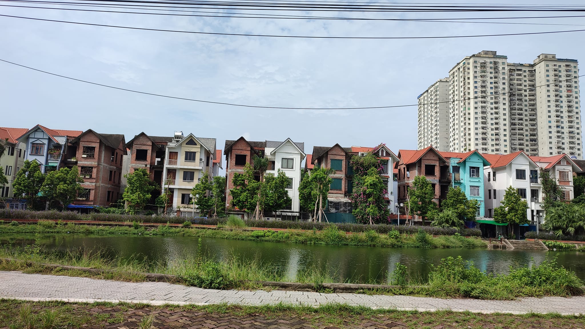 Biệt thự KĐT Cầu Bươu View Hồ, Tân Triều,Yên Xá, Thanh Trì 123m2x5T,8.2 MT, Giá nhỉnh 16