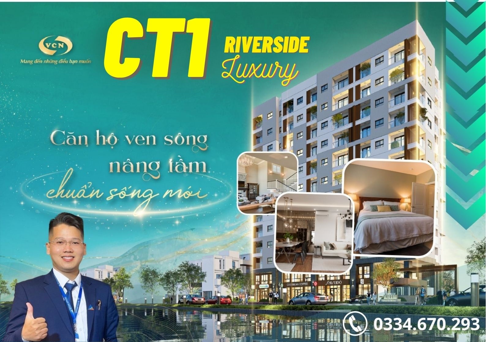 Mua căn hộ CT1 Riverside Luxury Nha Trang. LH ngay Quân