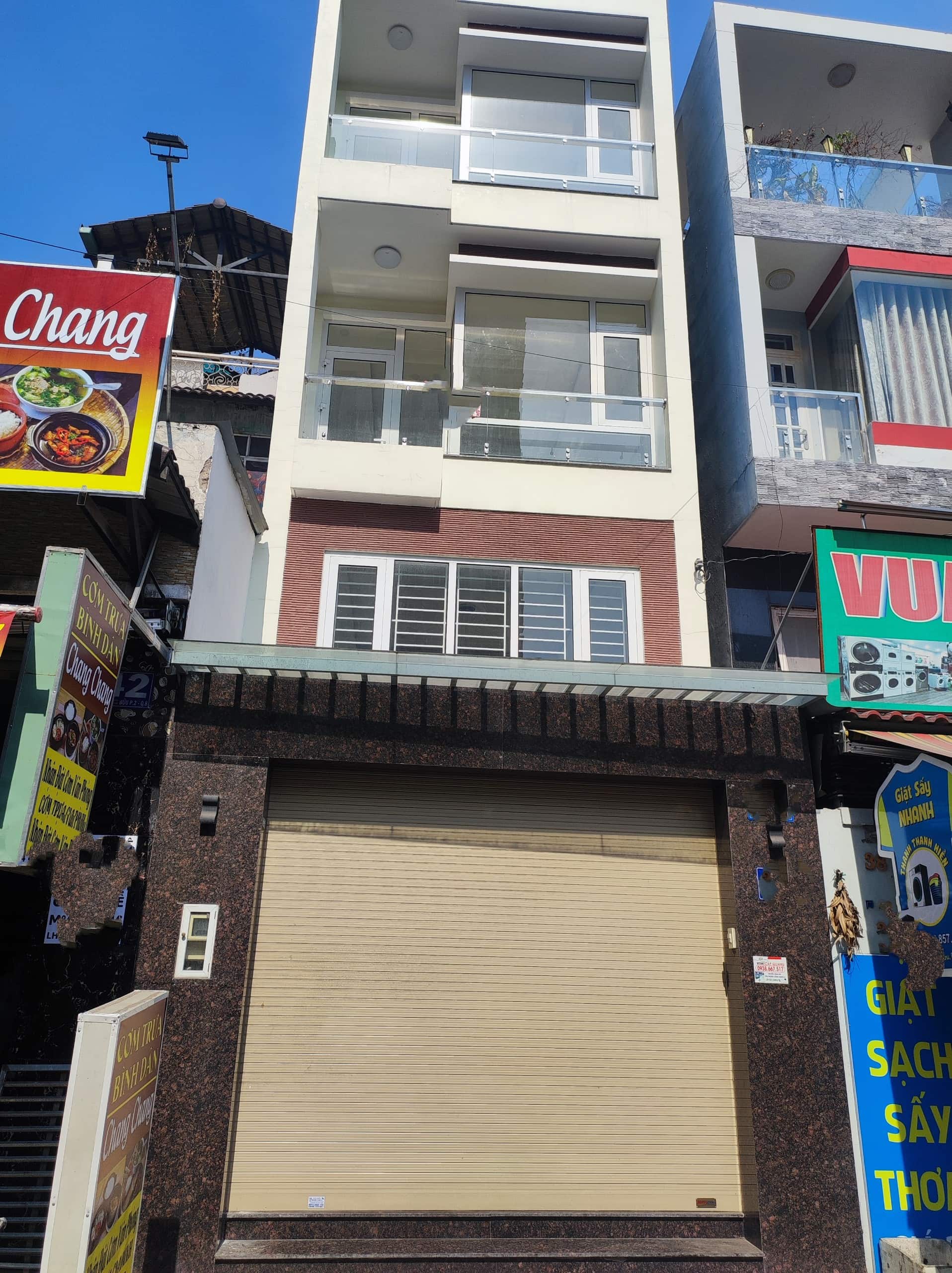 nhà mặt tiền mới xây 5 tầng 6PN, sd 335m2, tạ quang bửu phường 2 quận 8