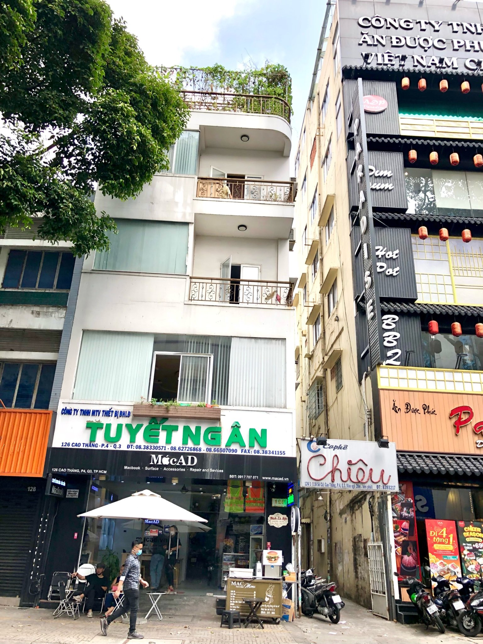 Bán gấp nhà 2 mặt tiền Cao Thắng, Quận 3. Diện tích: 6.5x12m, 4 tầng kiên cố giá 45 tỷ