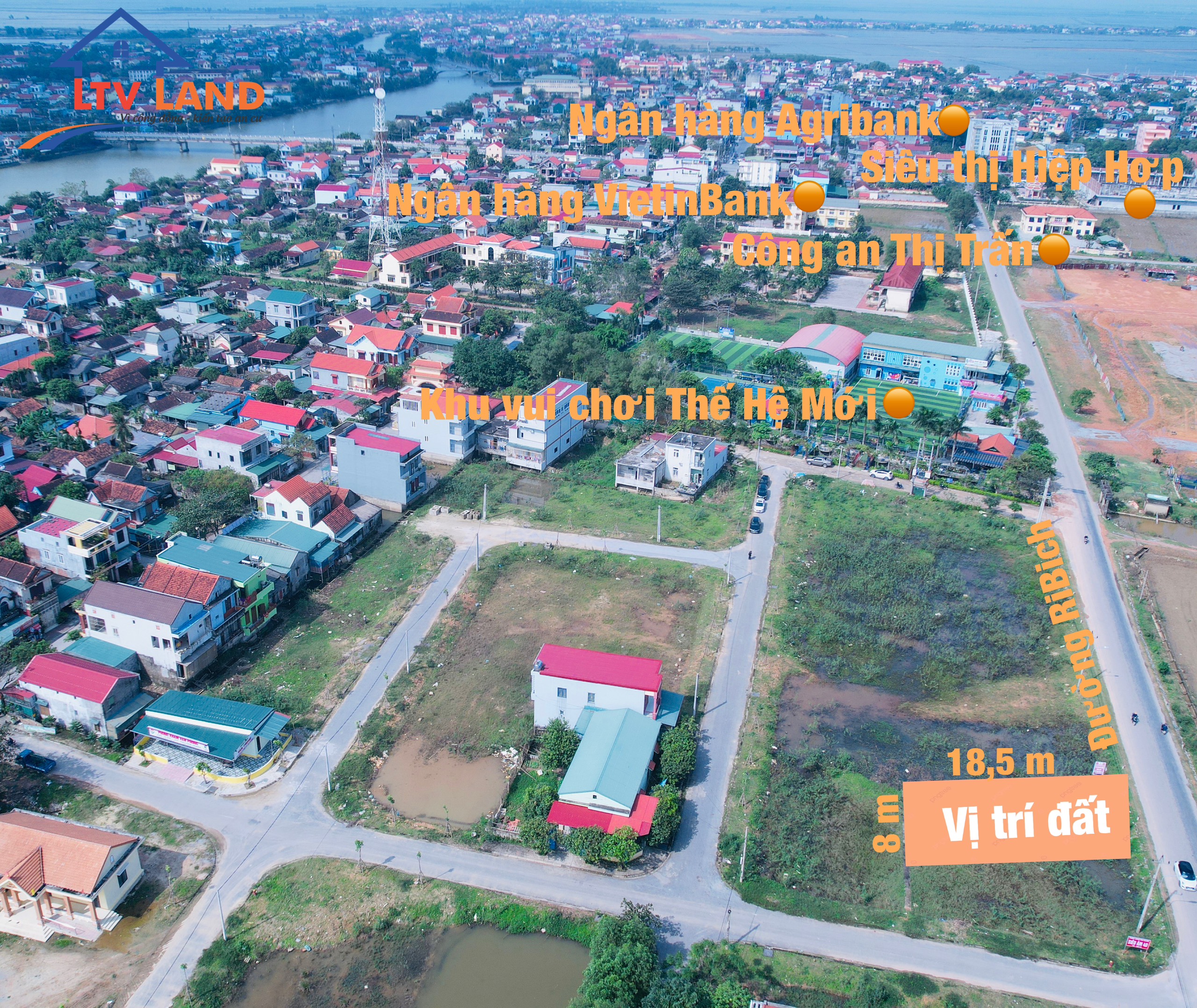 BÁN ĐẤT NỀN QUẢNG BÌNH-BÁN LÔ MẶT TIỀN ĐƯỜNG JPIT, LIÊN THUỶ, LỆ THUỶ, QUẢNG BÌNH