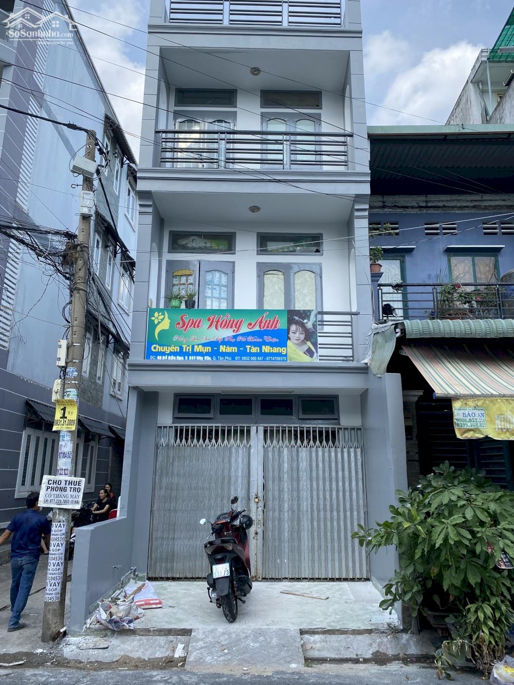 BÁN NHÀ NGUYÊN CĂN 2 MẶT TIỀN ĐƯỜNG ĐOÀN GIỎI PHƯỜNG SƠN KỲ QUẬN TÂN PHÚ- TP.HCM