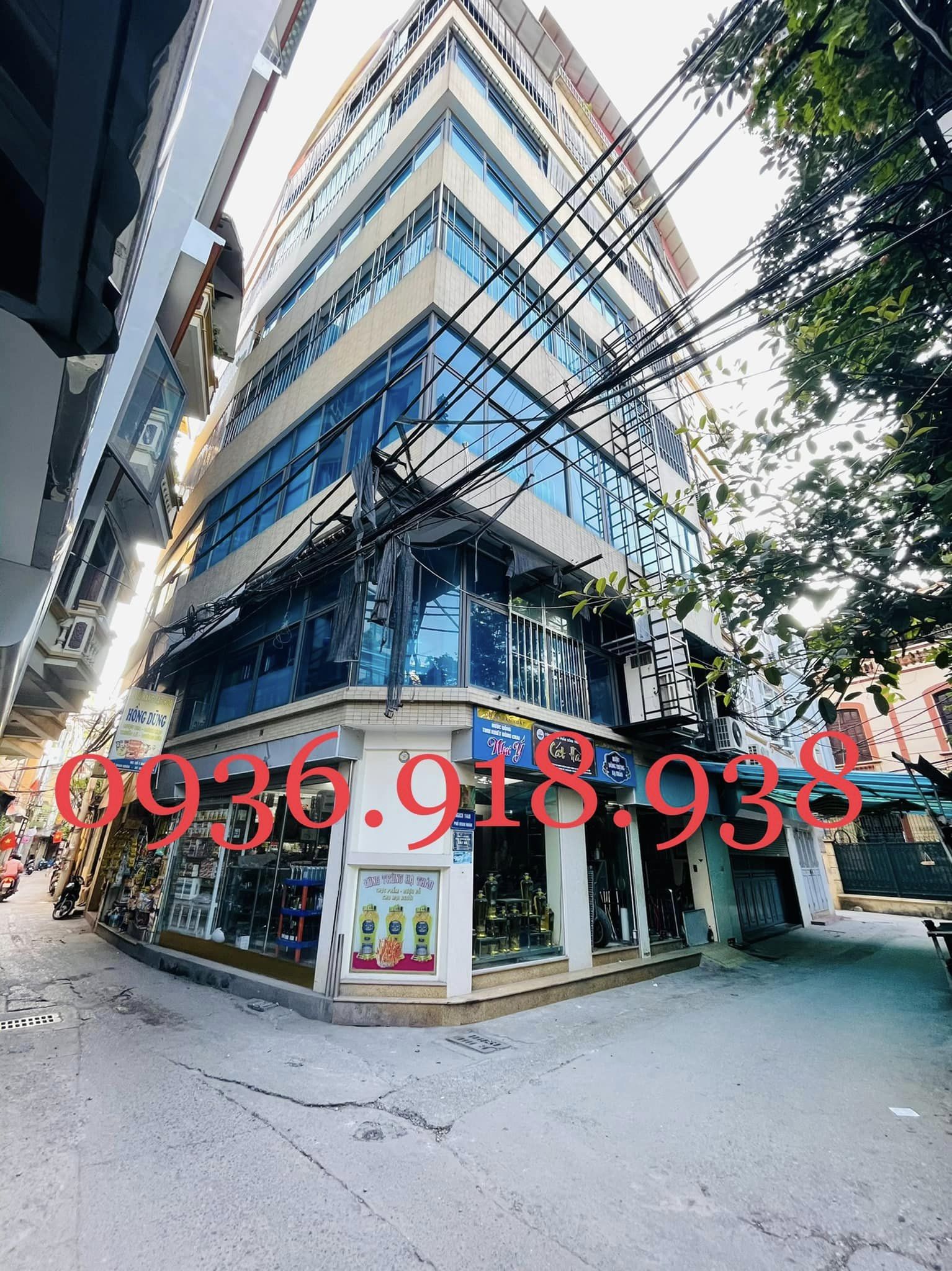 Quan Nhân, Thanh Xuân, 88m2 x 8T. MT 17m. Thang máy. Lô góc. Ngõ to ô tô.