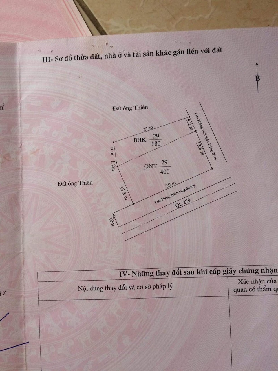 Gia đình có mảnh đất chính chủ tại Nà Nhạn cần bán