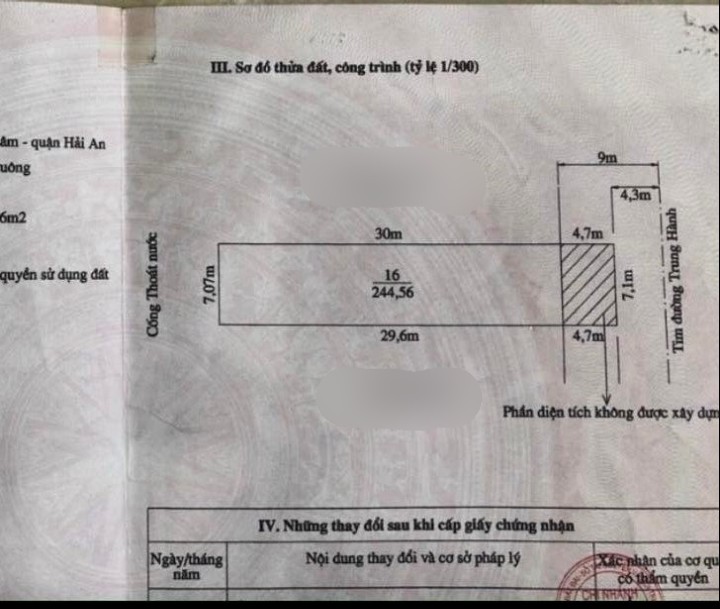 Bán nhanh lô đất 245m2 phố Trung Hành, Đằng Lâm giá 11.5 tỷ