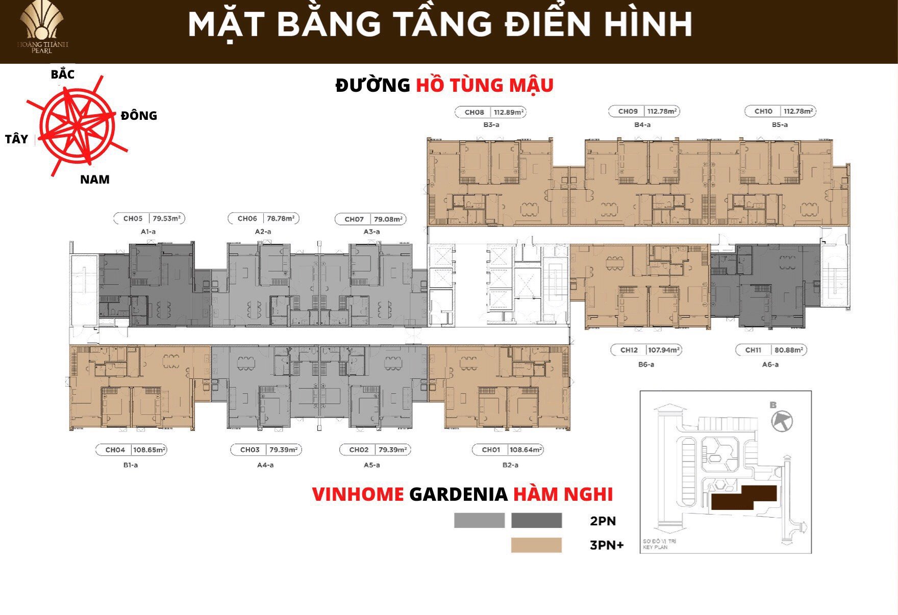 BÁN NHANH CĂN HỘ 3PN HOÀNG THÀNH PEARL (CĂN GÓC) VIEW CÔNG VIÊN TRUNG TÂM