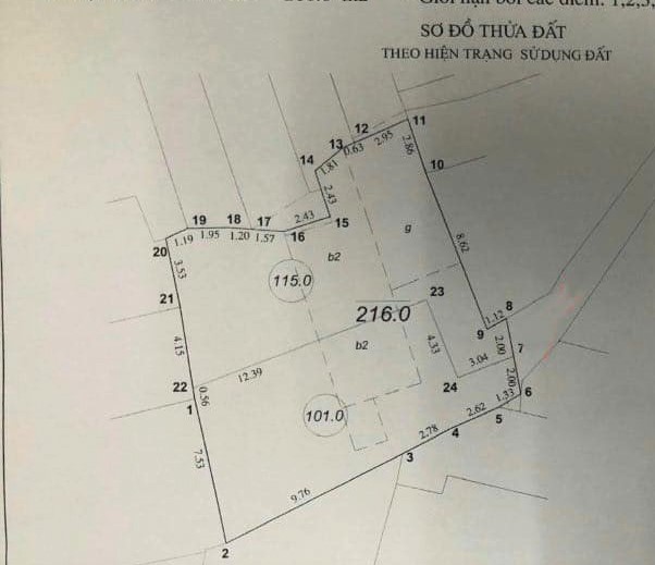 Bán Mảnh đất Thổ Cư 216M2 - Trường Chinh – Ô tô 30M – Vuông Vắn xây CCMN – 17.5 Tỷ