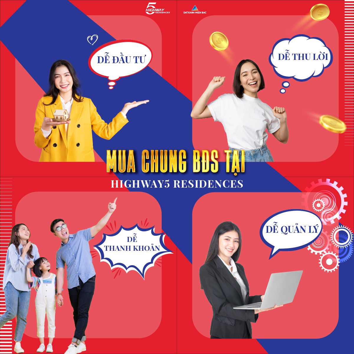 CÓ TIỀN NHÀN RỖI THAY VÌ GỬI NGÂN HÀNG HÃY THAM KHẢO QUA SUẤT ĐẦU TƯ CHUNG BĐS