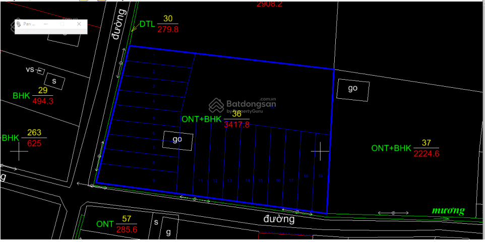 3336m2 góc 2 mặt tiền xã Tân Hải