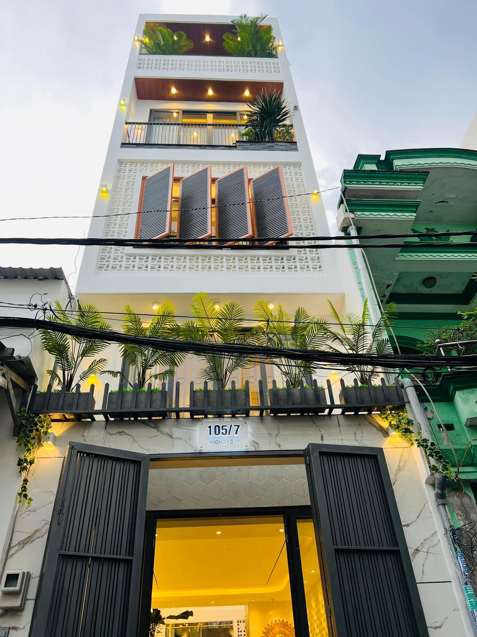 Bán nhà phố đường số 59 phường 14 Gò Vấp