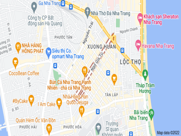 Đường Ngô Gia Tự, Nha Trang trên Google Map ban-nha-mat-tien-ngo-gia-tu-1
