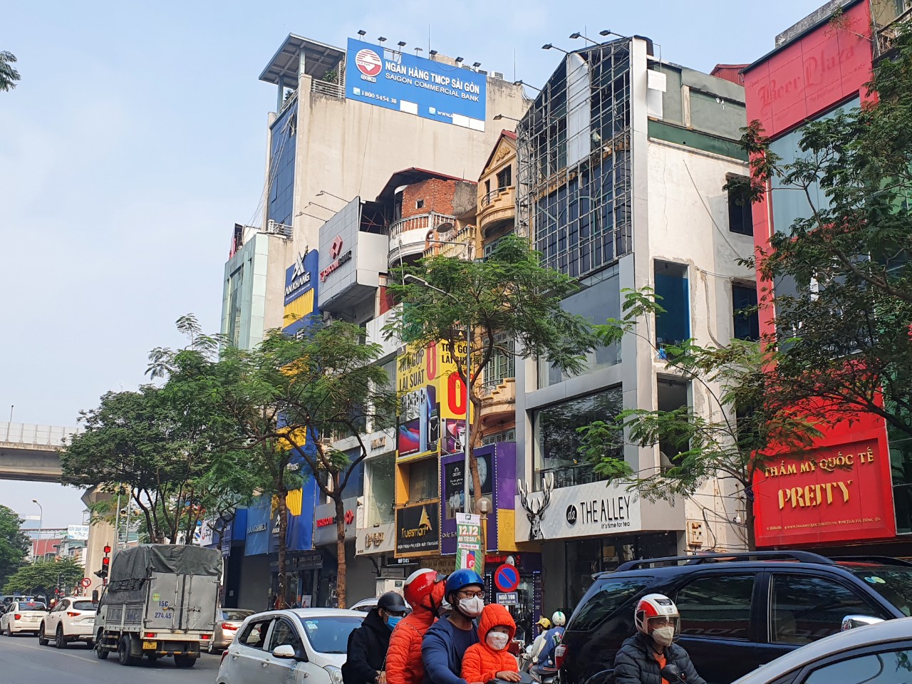 Siêu hiếm! giá tốt! 2 M.phố víp Đông Các + Ô Chợ Dừa, 66mx4.5m, Vỉa hè lớn, KD sầm uất