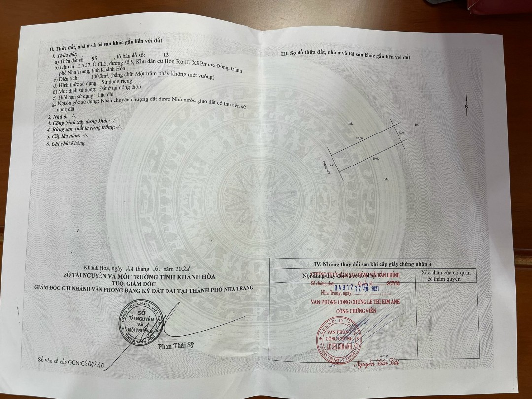 BÁN ĐẤT TĐC HÒN RỚ 2, PHƯỚC ĐỒNG, NHA TRANG, DT 100M2, GIÁ 3,1 TỶ - NHA TRANG