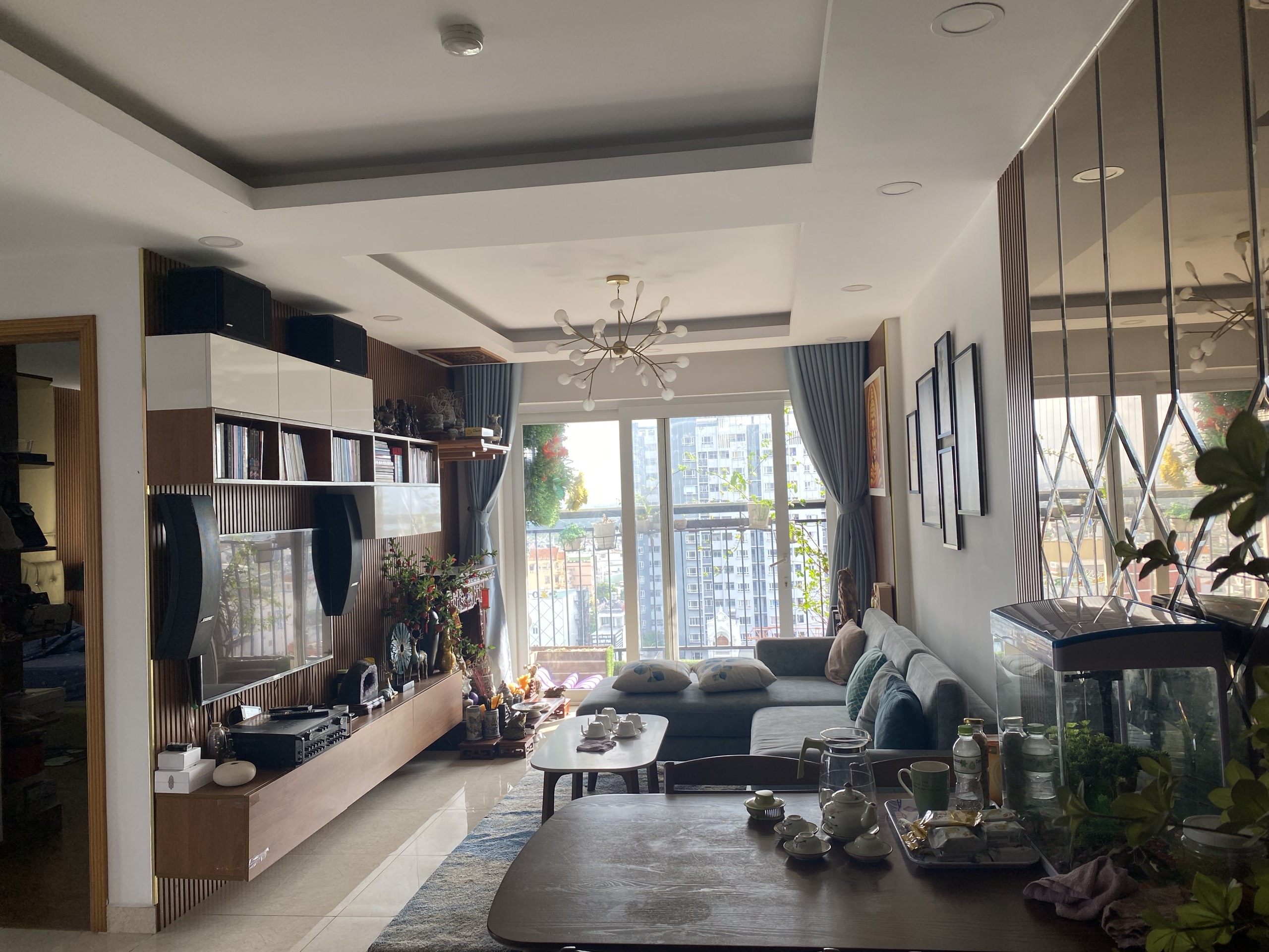 Căn hộ hiệp thành building Q12. Căn góc 80m2 2pn 2wc thiết kế nội thất vip giá sốc