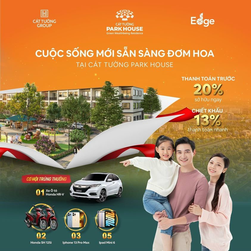 CUỘC SỐNG MỚI SẴN SÀNG ĐƠM HOA TẠI CÁT TƯỜNG PARK HOUSE