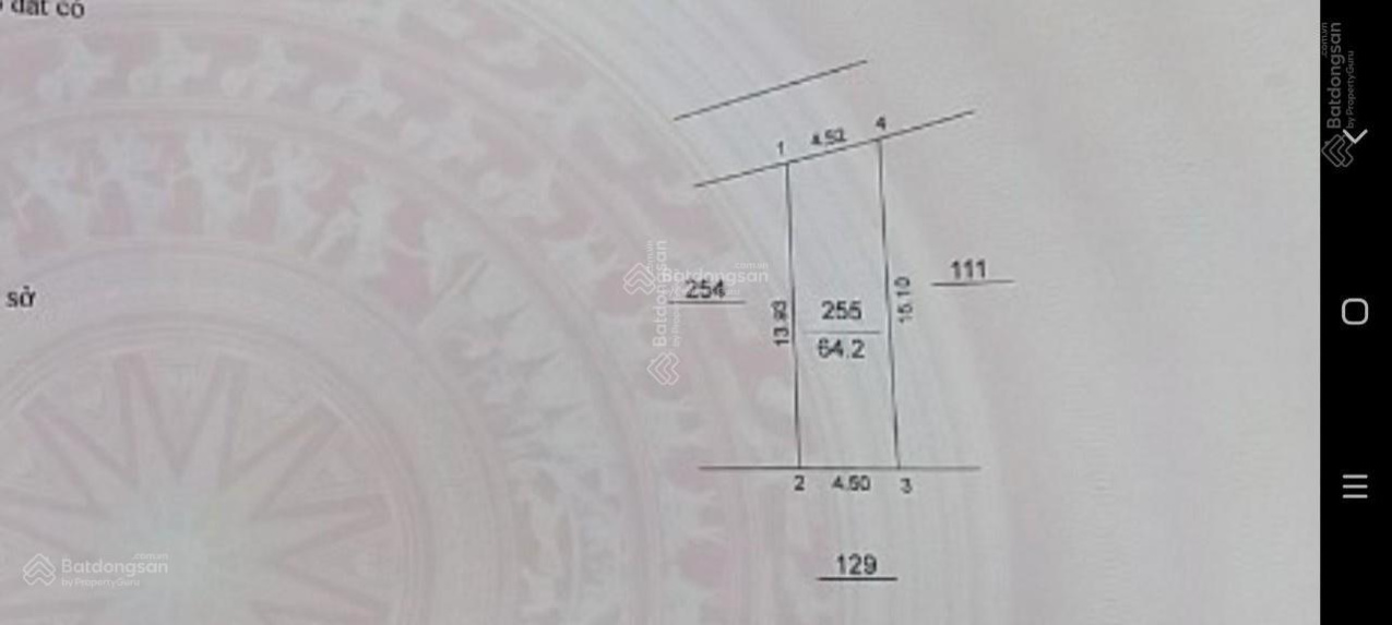 Bán đất Đồng Chân, Hải Bối ô tô vào sát trường tiểu học Đồng Chân, 64m2, MT 4.5m vuông vắn, 41tr/m2