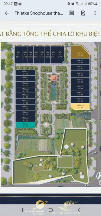 Bán liền kề shophouse Sunshine Golden River Ciputra mặt đường 30m, 5 tầng, 1 hầm, kinh doanh tốt