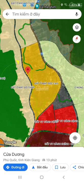 Bán mảnh 114m2 sở hữu 2 mặt đường rộng tới 9m, QH đất ở mật độ dân cư đông đúc tại Phú Quốc