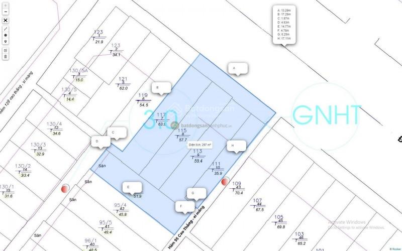 Bán nhà 111-113-115-117 Phan Đình Phùng, P17, Q. PN, DT: 253m2, giá 110 tỷ