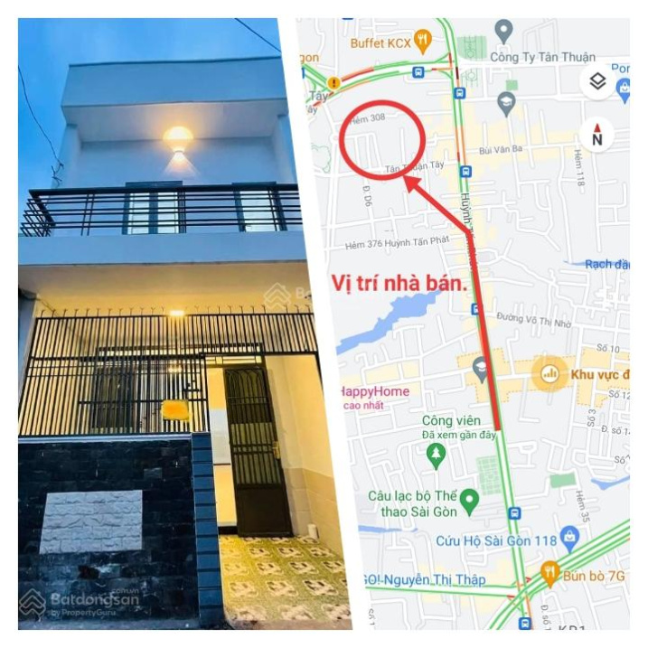 Bán nhà - giá tốt đầu tư - Quận 7 - Huỳnh Tấn Phát - nhà mới ở ngay - 4m x 14m - gần KCX Tân Thuận