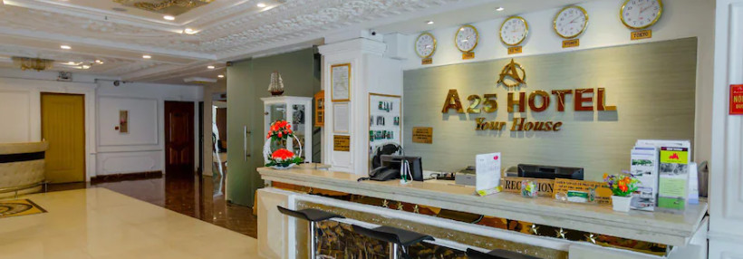 Bán tòa khách sạn A25 Hotel trung tâm Quận 1. DT 13m x 24m, sẵn hầm lửng 7 lầu + ST giá chỉ 320 tỷ