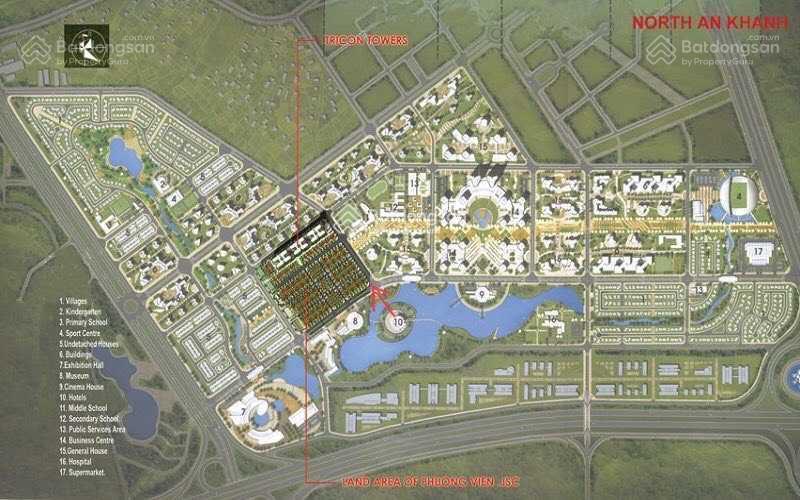 Biệt thự Phương Viên Splendora - 255m2 - đường 42m - hướng chính Nam - view hồ, sân Golf Mailand
