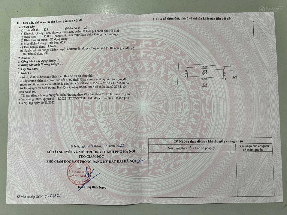 CC bán 55m2 lô góc đường trước nhà 5m nhìn ra sân bóng Đại Nam, giáp khu KTX ĐH Đại Nam giá đầu tư