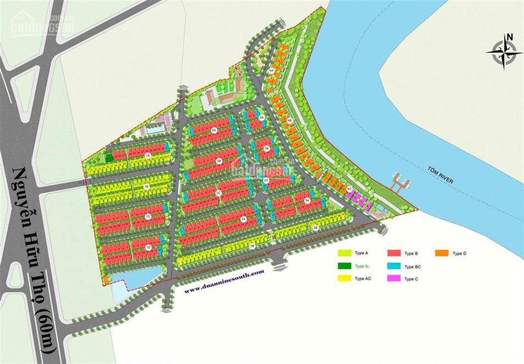 Cần bán đơn lập Nine South Vinacapital 331m2 hướng Tây Bắc, view công viên ven sông. Giá 61tỷ