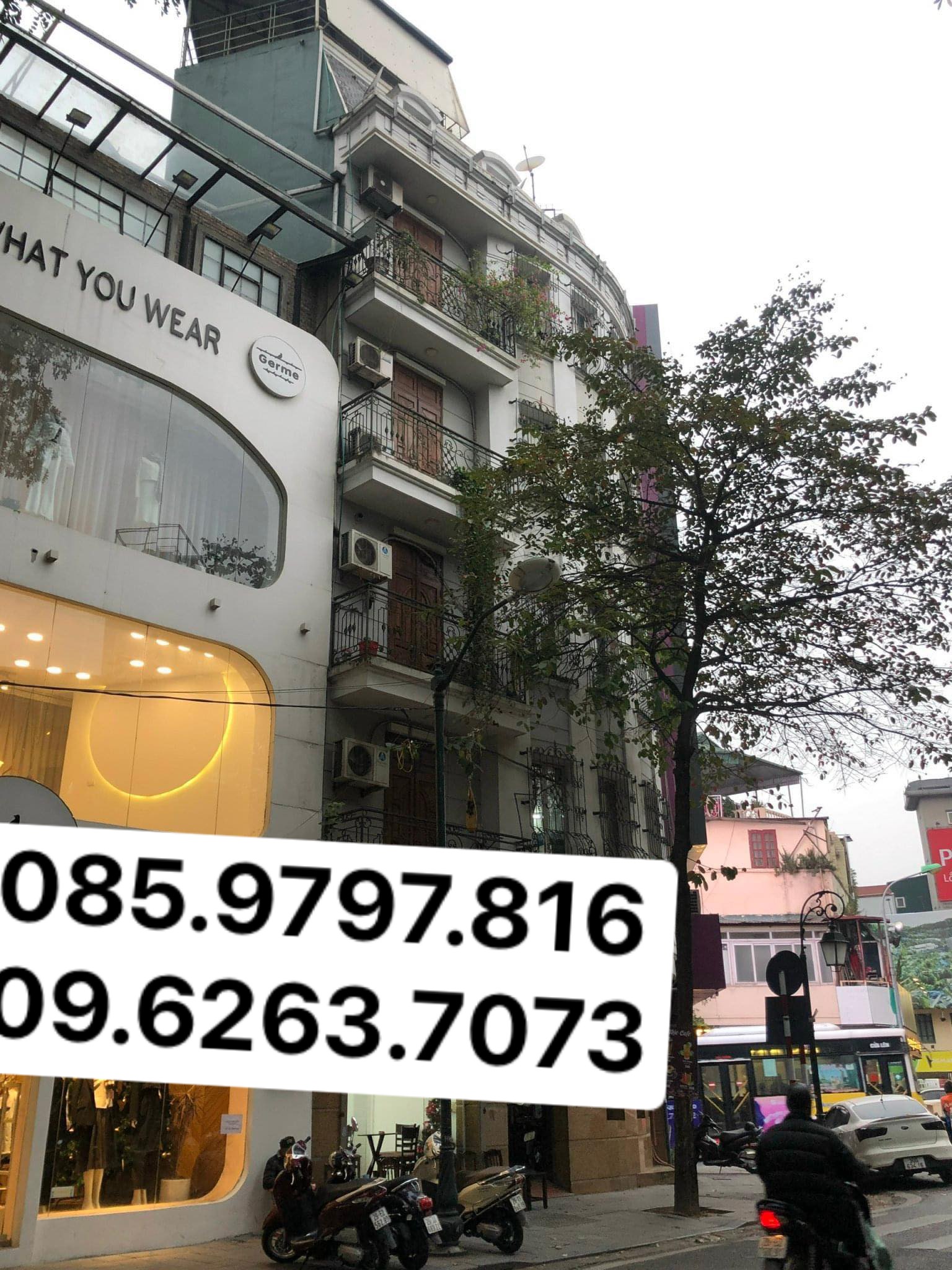 BÁN NHÀ MẶT PHỐ TRÀNG THI QUẬN HOÀN KIẾM - 50M 6 TẦNG MT 9.4M - LÔ GÓC MẶT TIỀN KHỦNG KINH DOANH SẦM UẤT NGAY NGÃ 6