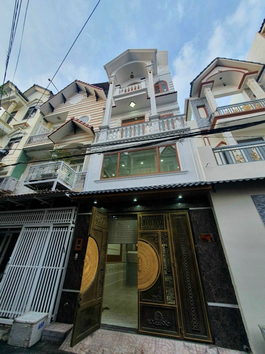 Nhà phố siêu đẹp, hẻm rộng, đúc 4 tấm, vị trí thuận tiện, 1/ Lâm Thị Hố, Quận 12