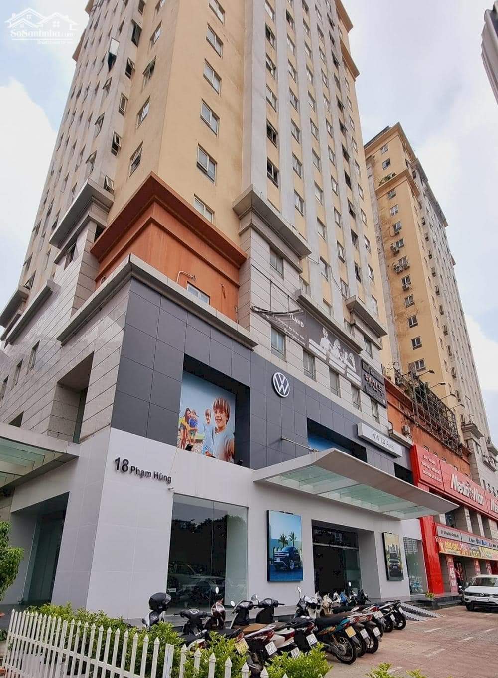 Bán Chung Cư Dự án BiG Tower 18 Phạm Hùng. 112m2 Lô Góc. 3PN. Nội thất mới. Giá 3.9 tỷ