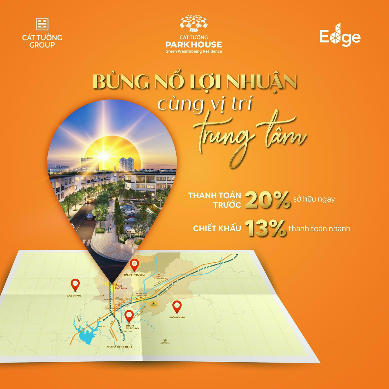 CÁT TƯỜNG PARK HOUSE BÙNG NỔ LỢI NHUẬN CÙNG VỊ TRÍ TRUNG TÂM