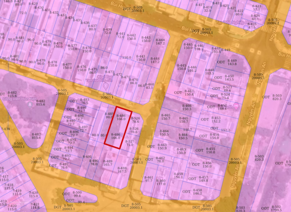 Lô đất ngang 8,3m sát công viên Lý Thái Tổ - Hòn xện, Vĩnh Hoà