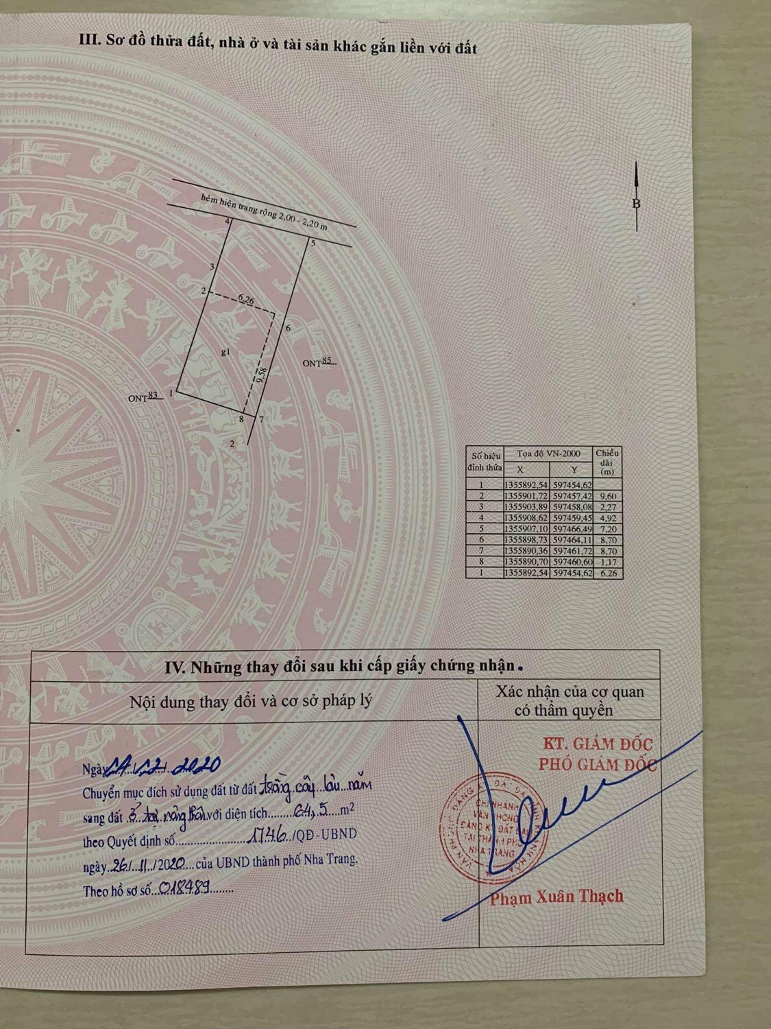 CHỦ VỀ BẮC SINH SỐNG CẦN BÁN GẤP NHANH CẤP 4 DT 124M2