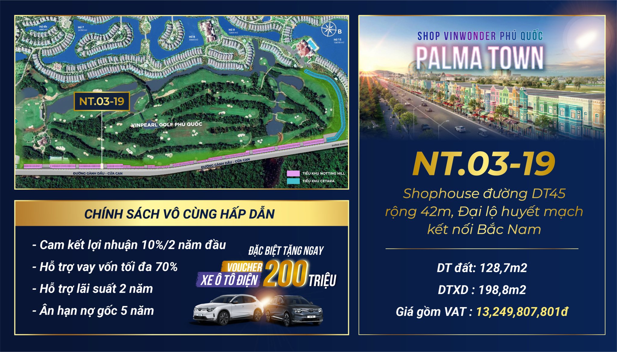 Cần bán căn NT3-19 phân khu Nothing Hill ,dự án VinWonder Phú Quốc