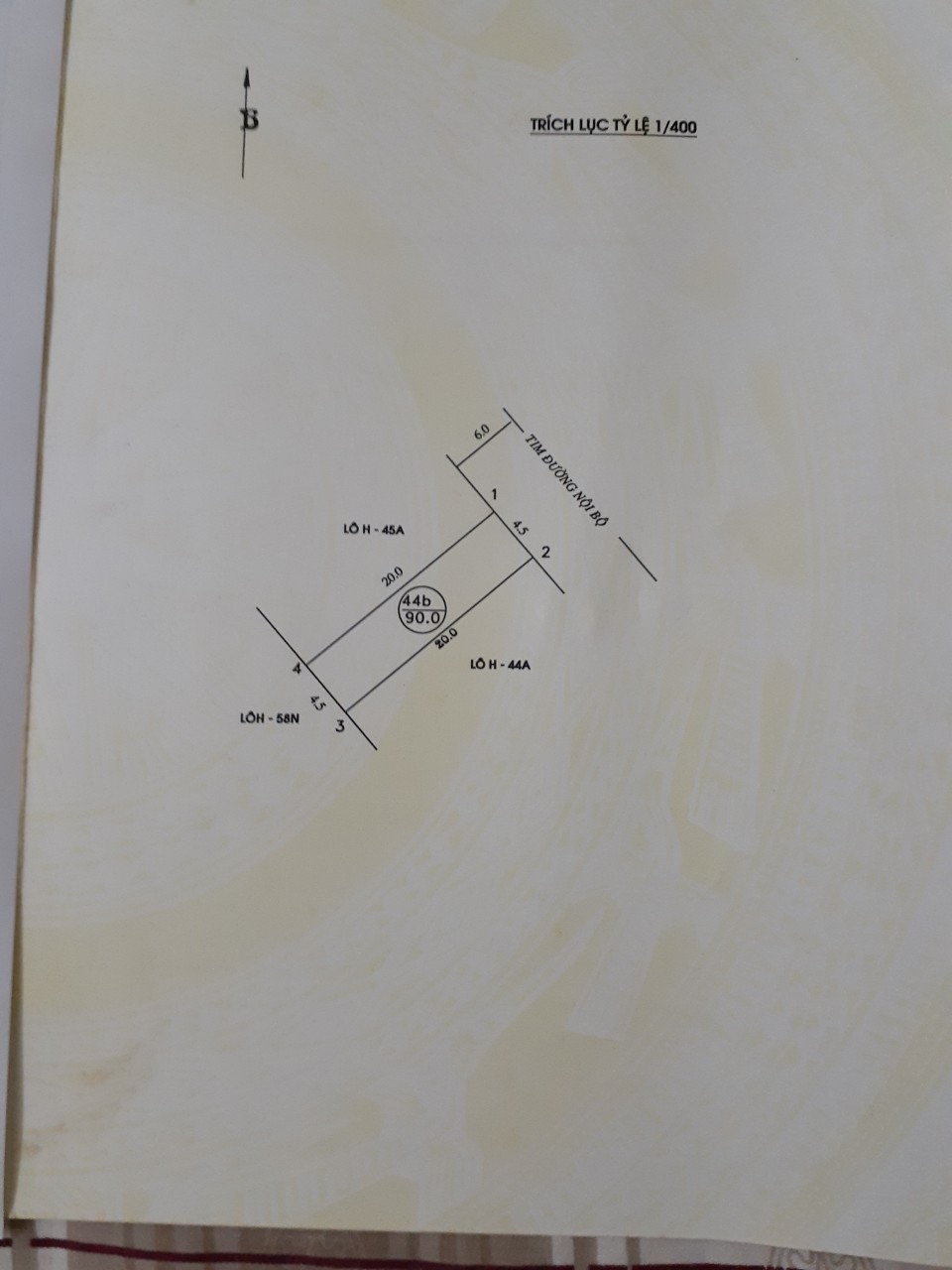 Bán đất khu phân lô Thư Trung, Văn Cao, diện tích 90m2, giá 4,140 tỷ