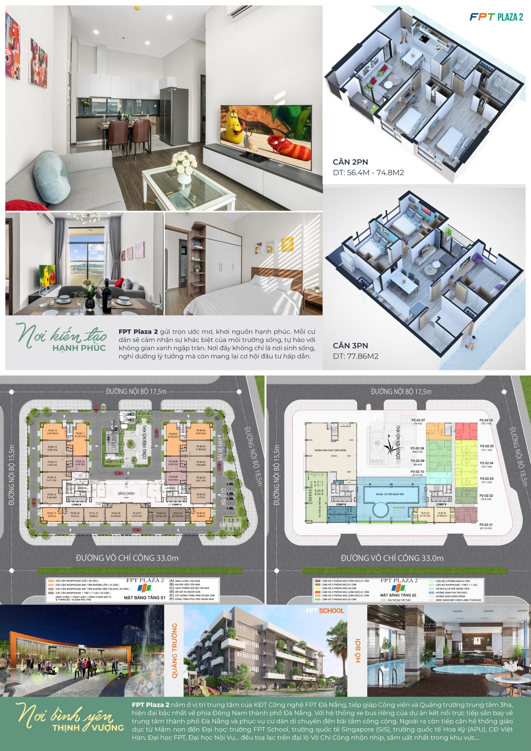 Chính thức mở bán căn hộ FPT Plaza giai đoạn 2 bảng hàng trực tiếp từ CĐT - chiết khấu lên đến 8% + Booking có ngay 1
