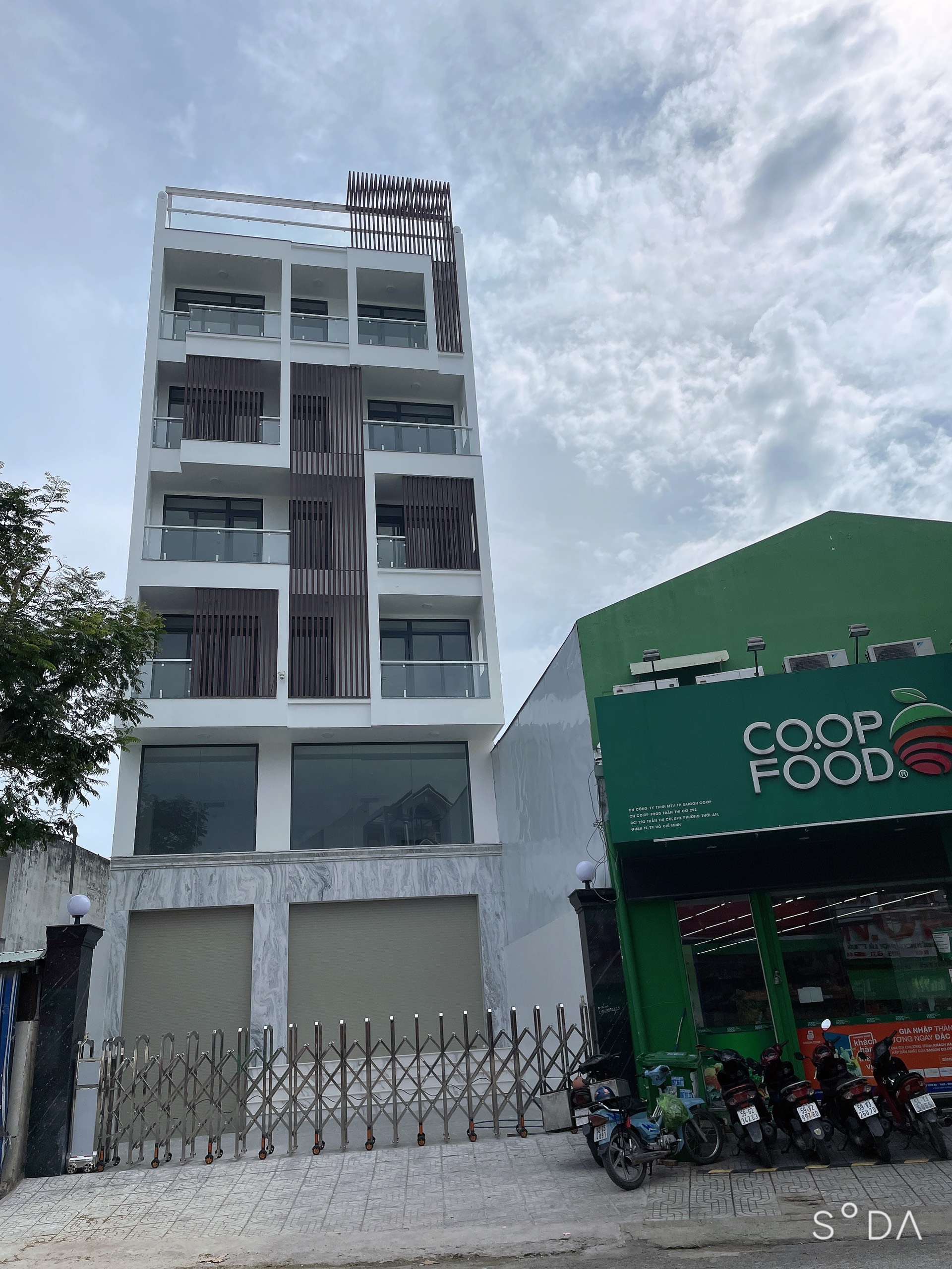 CHO THUÊ TÒA NHÀ 6 Lầu Có Thang Máy MẶT TIỀN TRẦN THỊ CỜ ,Phường THỚI AN QUẬN 12......