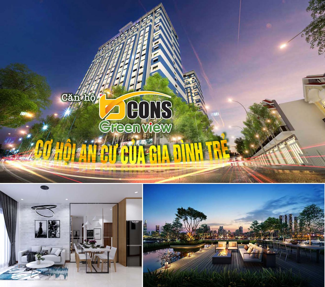 Rổ hàng CĐT & suất nội bộ Bcons Greenview đã có sổ bán giá gốc