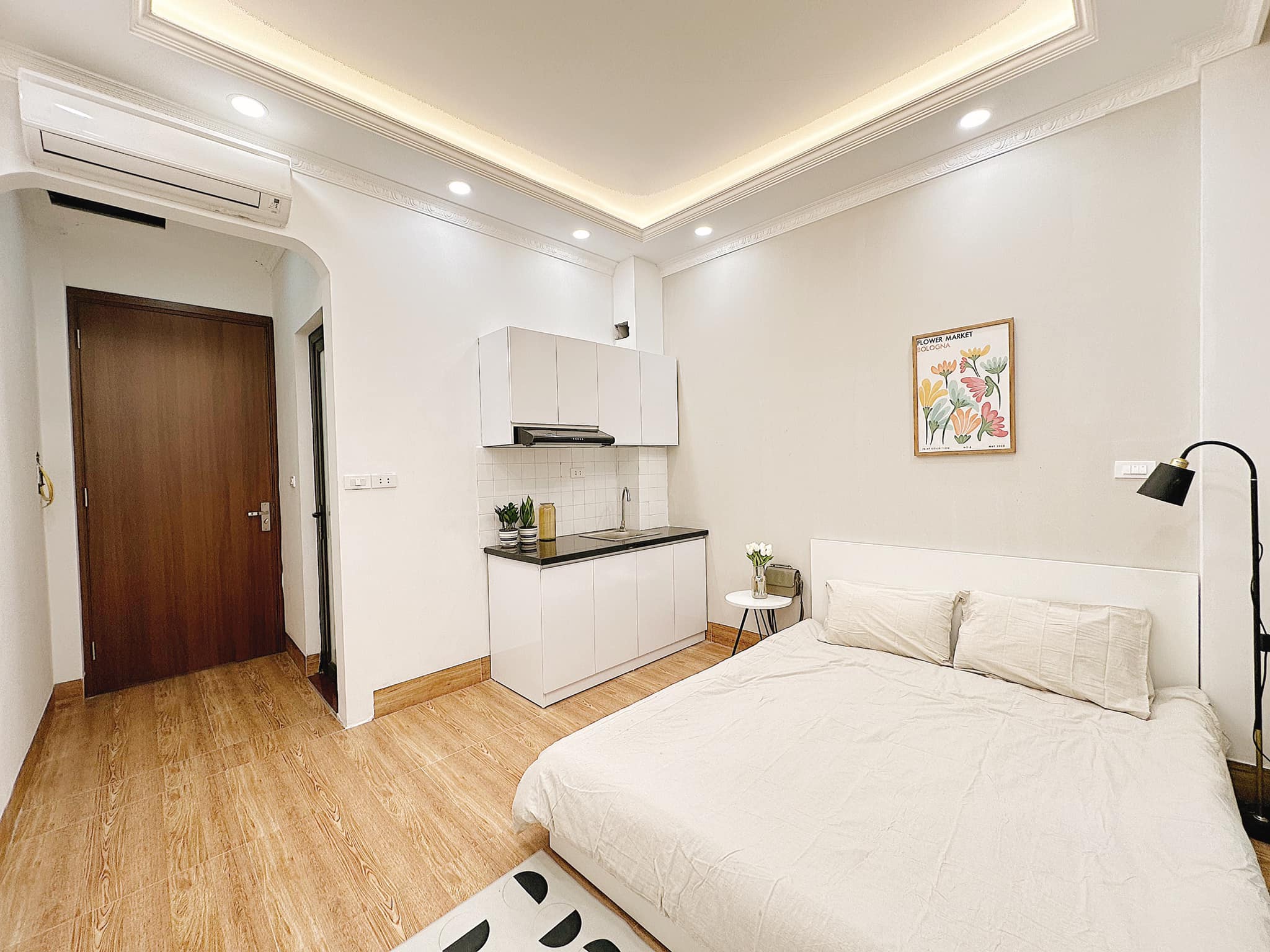 Bán tòa chung cư mi ni Xã Đàn, Đống Đa, 50m,5T, 9 phòng Full đồ cho thuê, thu đều 50 triệu 1 tháng, giá 6tỷ 58.