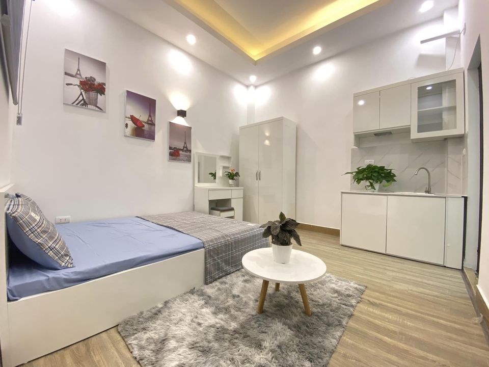 Bán tòa nhà CCMN Đội Cấn, Ba Đình 55m,5T, MT 5m, 9 phòng Full đồ cho thuê, thu đều 50 triệu 1 tháng, 600 triệu