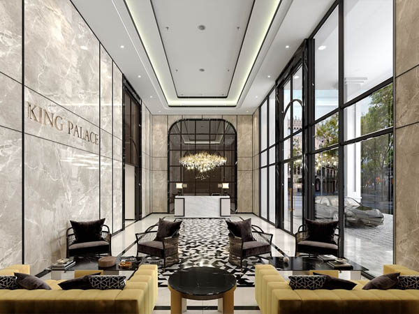 Sảnh đón khách tạo cảm giác như đi vào khách sạn 5 sao của dự án chung cư King Palace ban-chung-cu-king-palace-nguyen-trai-thanh-xuan-7