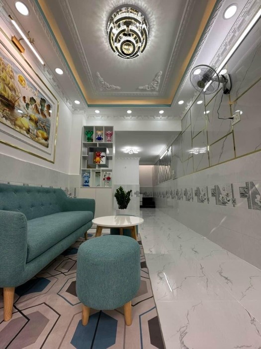 Nhà mới 2 lầu hẻm trước nhà 5m 2221 Huỳnh Tấn Phát ngay thị trấn Nhà Bè - Giá: 2.49 tỷ