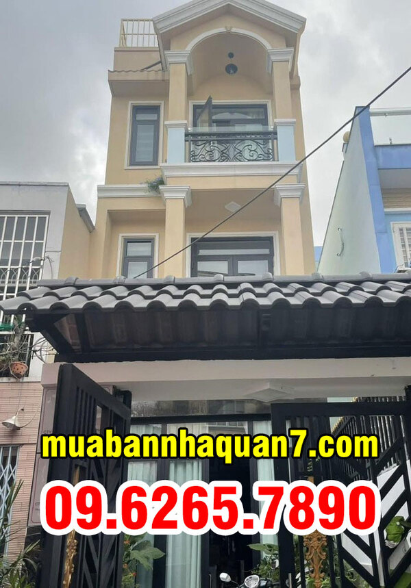 Giám Gấp 2 Tỷ Bán Nhanh Nhà Huỳnh Tấn Phát, Quận 7, 72m2, 4 tầng, 4.5m x 20m, Nhà đẹp, Giá 5.8 Tỷ
