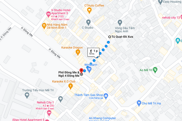 Bán nhà ngõ 45 Đồng Me phân lô vị trí đẹp 2 Bán nhà ngõ 45 Đồng Me 2