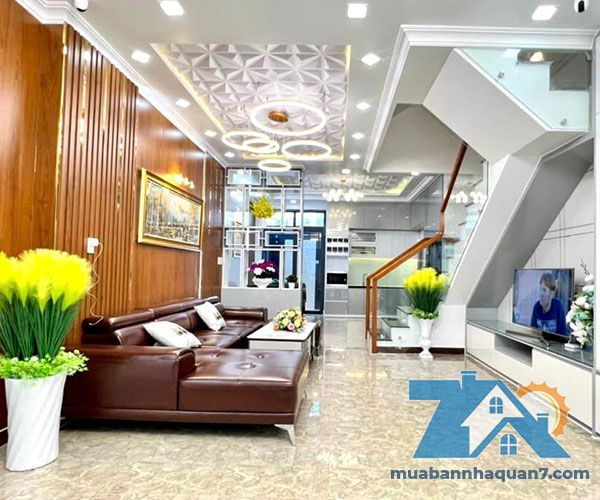 Nhà phố hiện đại đường Huỳnh Tấn Phát, khu Green Riverside đối diện Phú Mỹ Hưng 2, nối liền với Quận 7, dưới 9 Tỷ