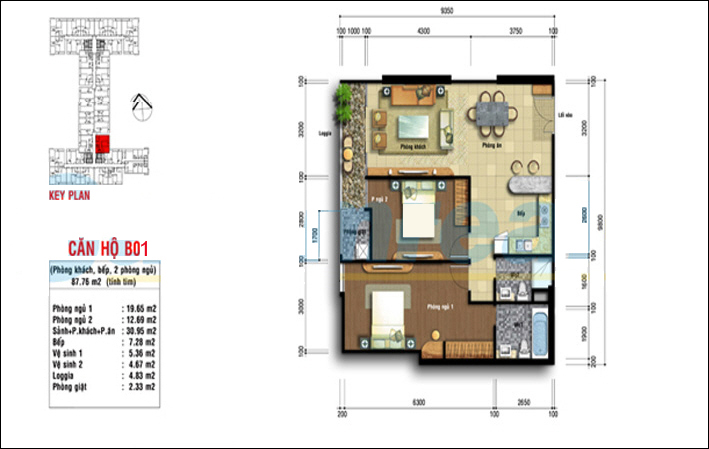 Thiết kế, mẫu nhà của Carillon Apartment | ảnh 2