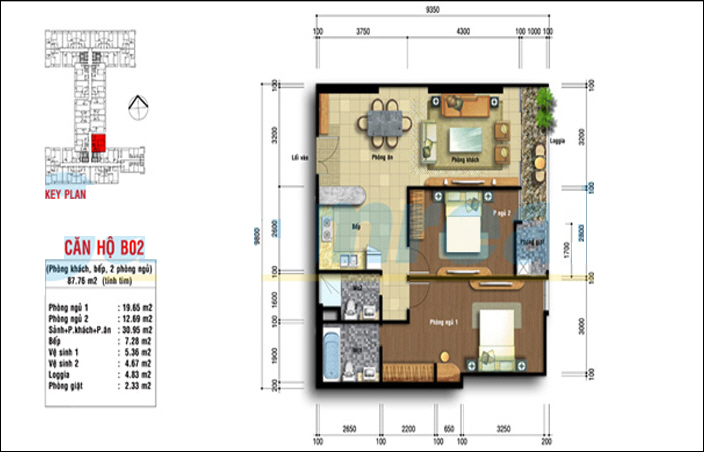 Thiết kế, mẫu nhà của Carillon Apartment | ảnh 3