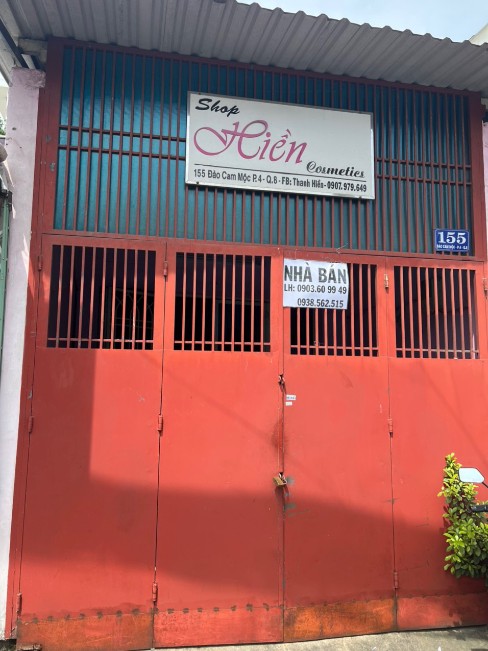 Chính chủ bán nhà tại 155 Đường Đào Cam Mộc, Phường 4, Quận 8, Hồ Chí Minh